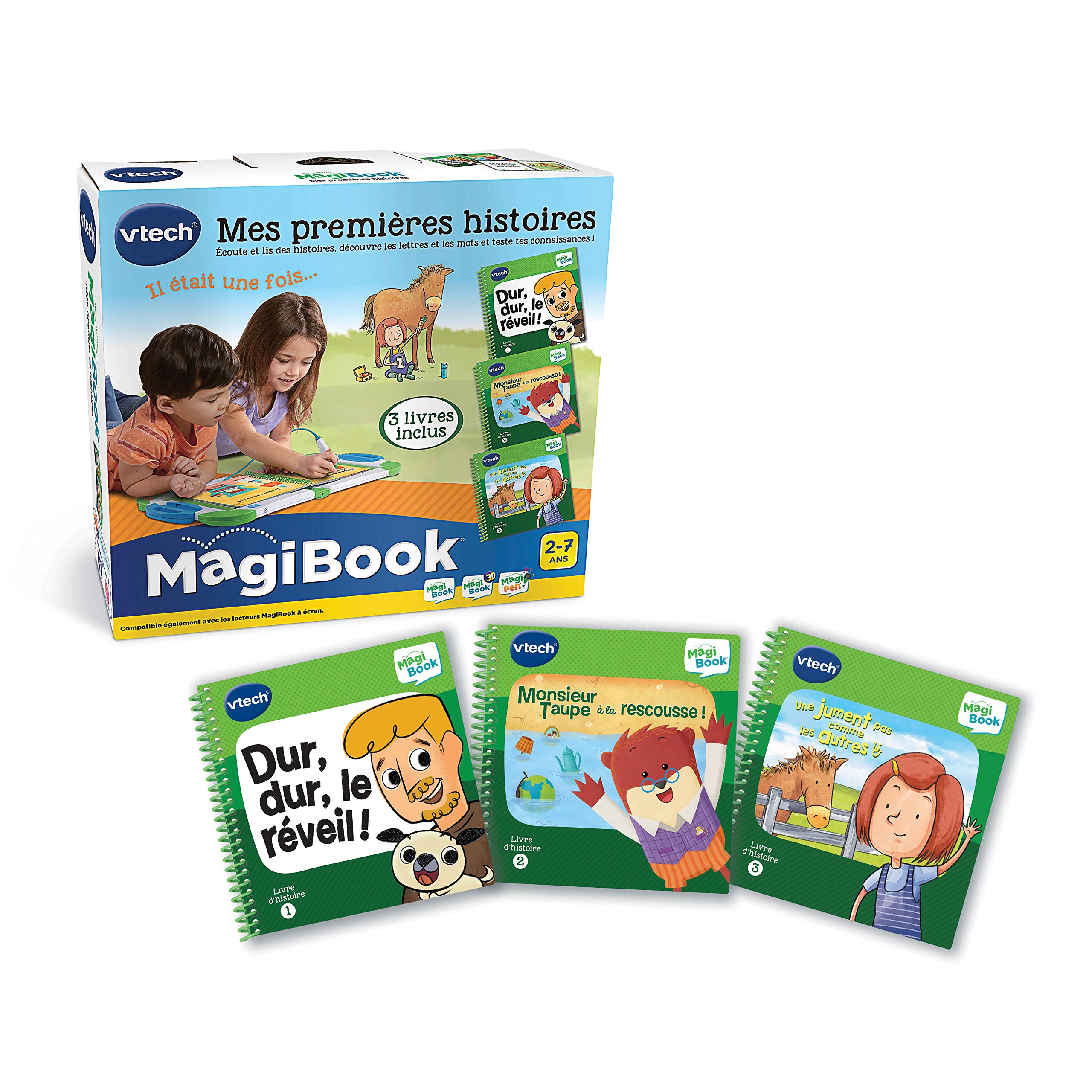 VTech – MagiBook – My First Learning Kindergarten – Pack of 3 Books, Educational Books — image 1