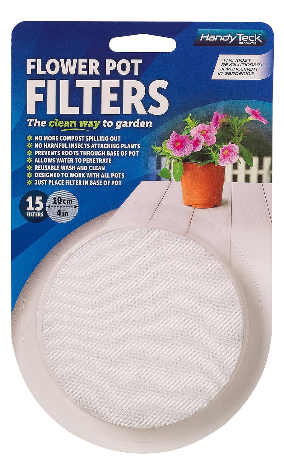 Flower Pot Filters 10cm / 4 inch Amazon.co.uk Garden & Outdoors