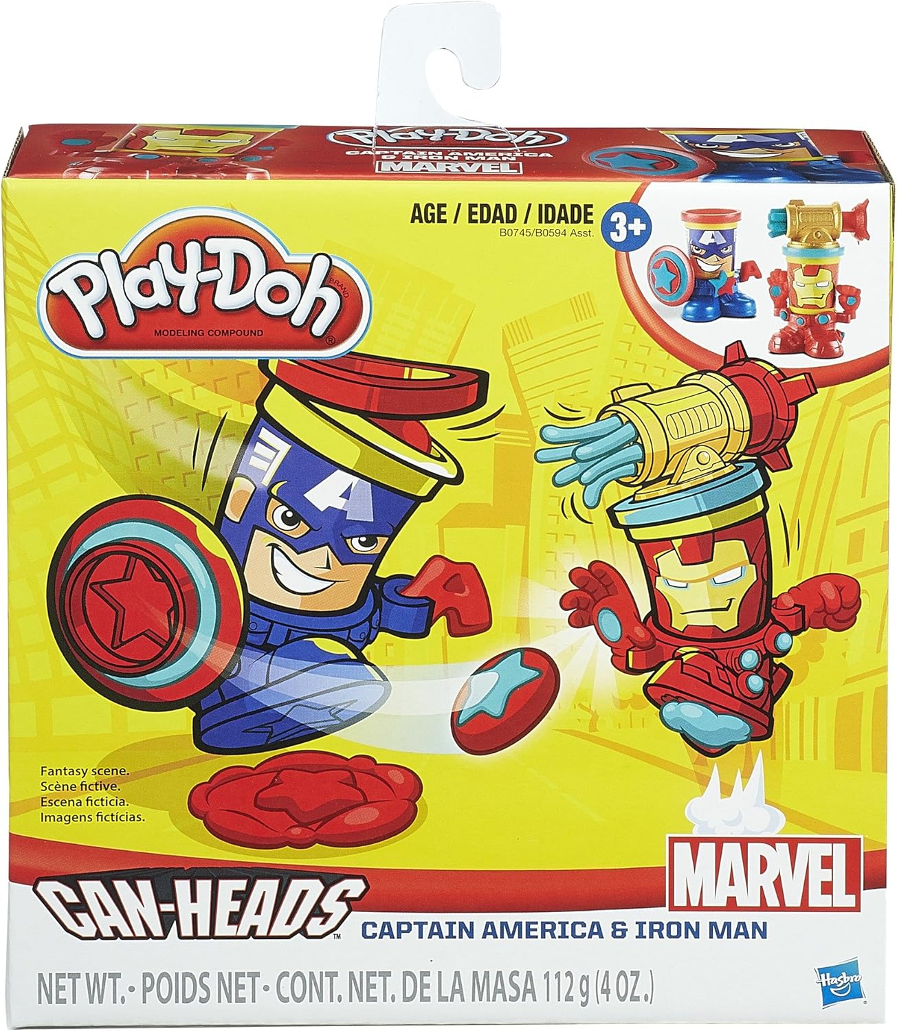captain america play doh