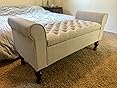 Amazon.com: Christopher Knight Home Keiko Fabric Armed Storage Bench ...