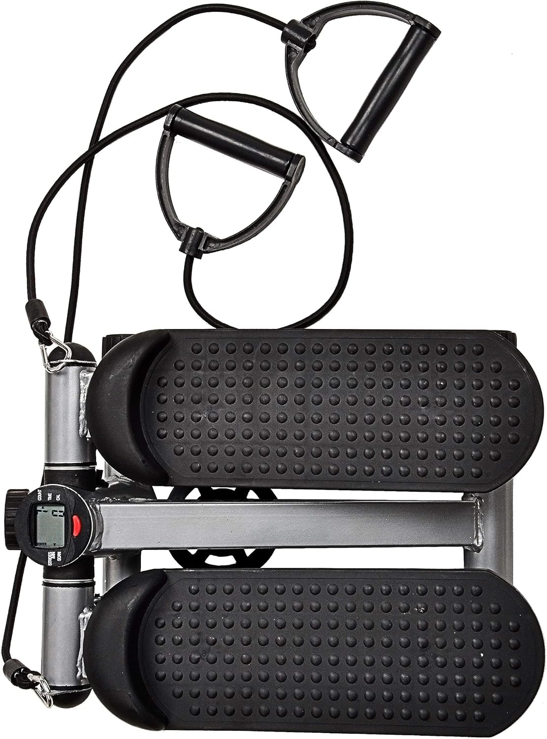 BalanceFrom Adjustable Stepper Stepping Machine with Resistance Bands, Gray : Sports & Outdoors