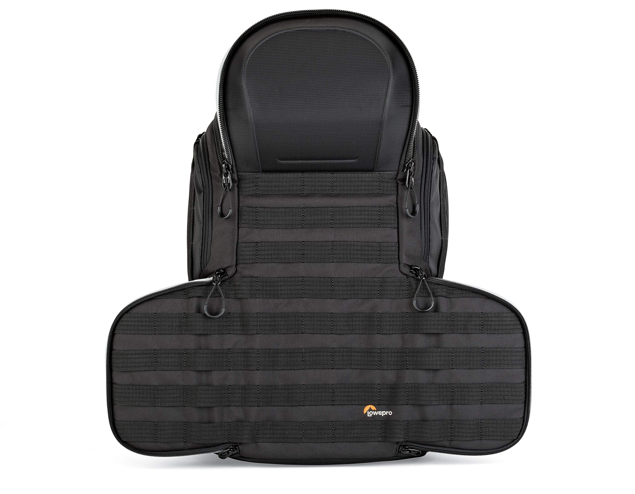 Lowepro ProTactic 450 AW II Black Pro Modular Backpack with All Weather Cover for Laptop Up to 15 Inch, Tablet, Canon/Sony Alpha/Nikon DSLR, Mirrorless CSC and DJI Mavic Drones LP37177-PWW, Black
