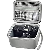 Vlogging Camera Case Compatible with for Duluvulu/for VJIANGER/for JGIPL/for TEBNGIHNM 4K Digital Cameras for Youtube. Vlog Camera Carrying Storage for Lens, Cable and Other Accessories - Grey