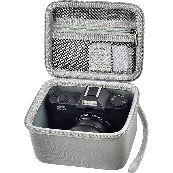 Leayjee 4K Digital Camera Protective Case, Compatible With Sony/VAHOIALD/GUEVWES/AUREAPIX/HOOPWNE/G7X Mark III, Includes Strap And Handle (Case Only
