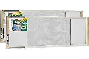 Frost King 2AWS1045 WB Marvin Adjustable Window Screen, 10in High x Fits 25-45in Wide (2-Pack)