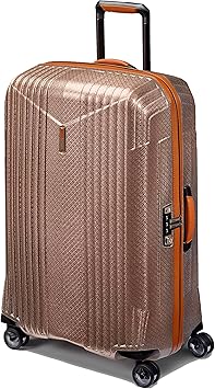 rose gold rolling luggage