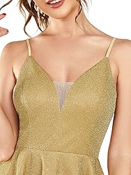 Ever-Pretty Women's Summer Dresses Glitter V Neck