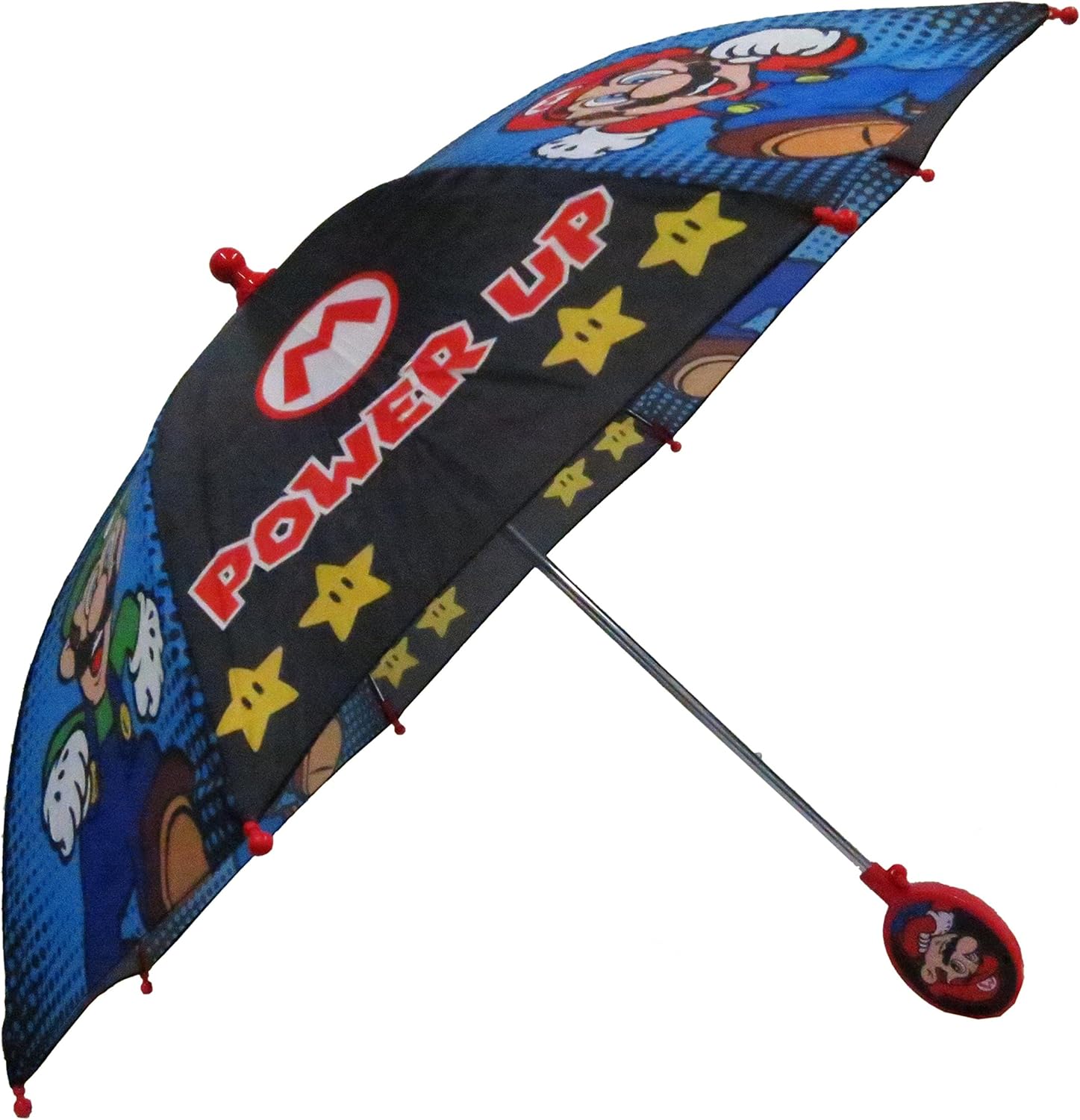 Nintendo Super Mario and Luigi Umbrella One Size Toddler Amazon.co