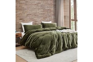 Byourbed Thicker Than Thick - Coma Inducer® Alaskan King Comforter - Standard Plush Filling - Winter Moss