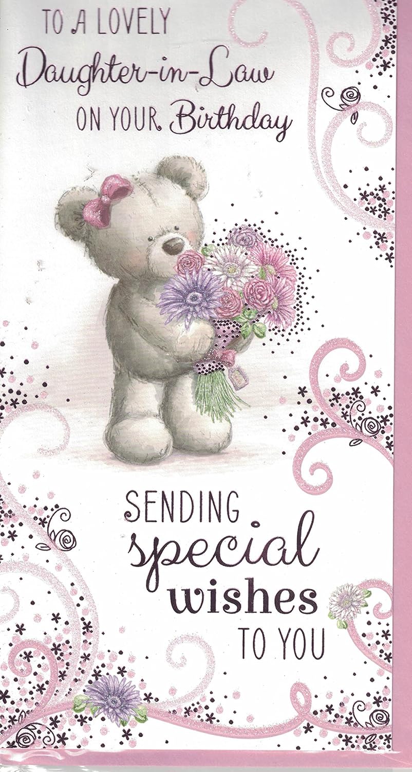 Daughter In Law Happy Birthday Card.Cherry Orchard.pretty Floral Flowers - View #5