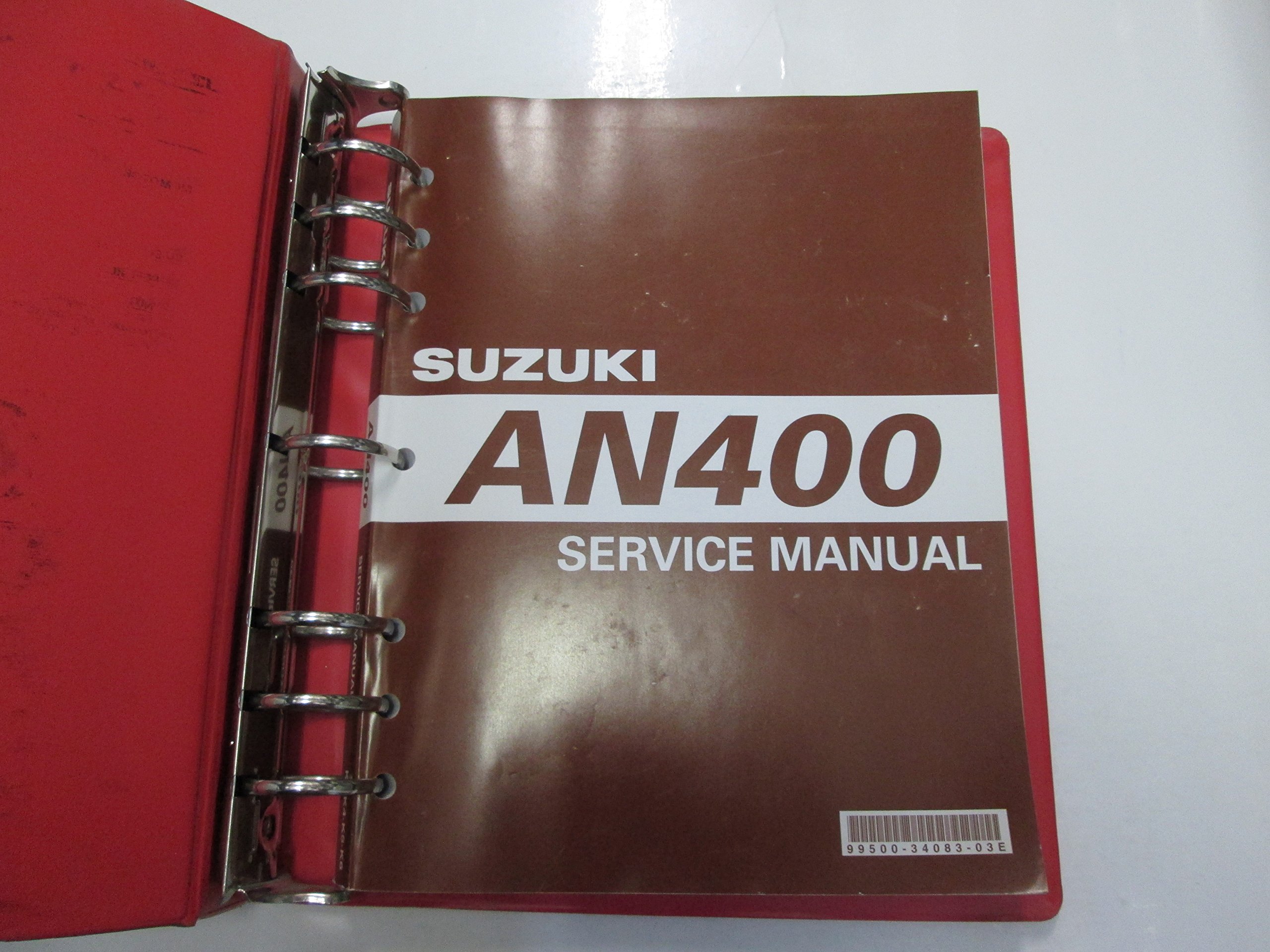 2003 04 05 2006 Suzuki AN400 Service Repair Manual BINDER FADING: Suzuki:  Amazon.com: Books