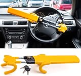 Vivo Technologies Twin Bar Steering Wheel Lock Heavy Duty 3 Keys Universal view 1