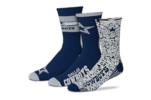 FBF Originals - Mens Stimulus Crew Length Team Football Socks - 3 Pack