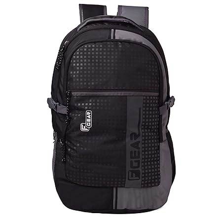F Gear Blow Laptop Backpack 32 Liters (Black,Grey)
