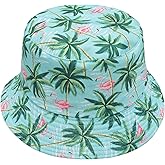 ZLYC Unisex Cute Unique Print Travel Bucket Hat Summer Fisherman Cap