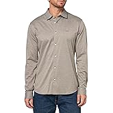BOSS Mens Soft Touch Jersey Button Down Shirt