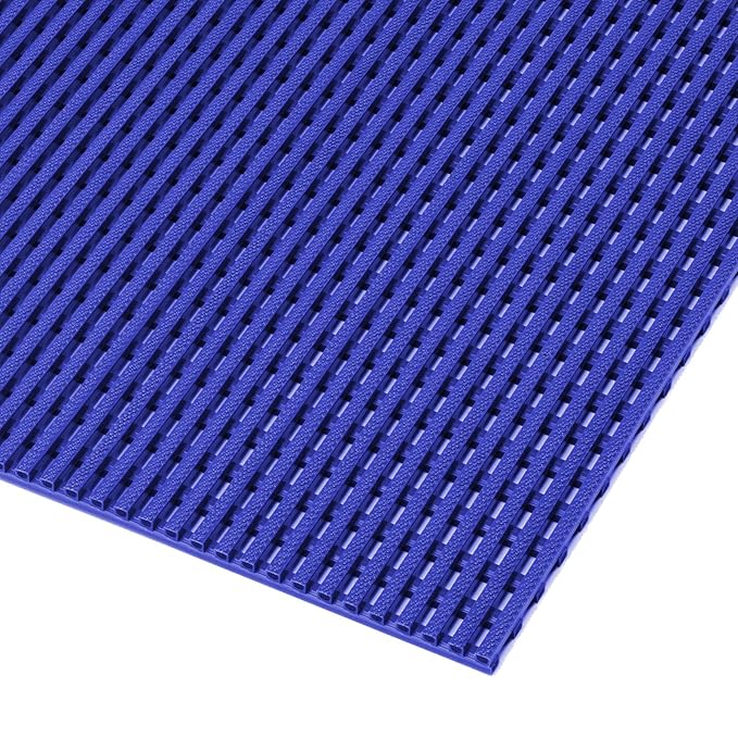 etm® AquaGrip, AntiSlip Drainage Matting Blue (60 x 200 cm) Wet