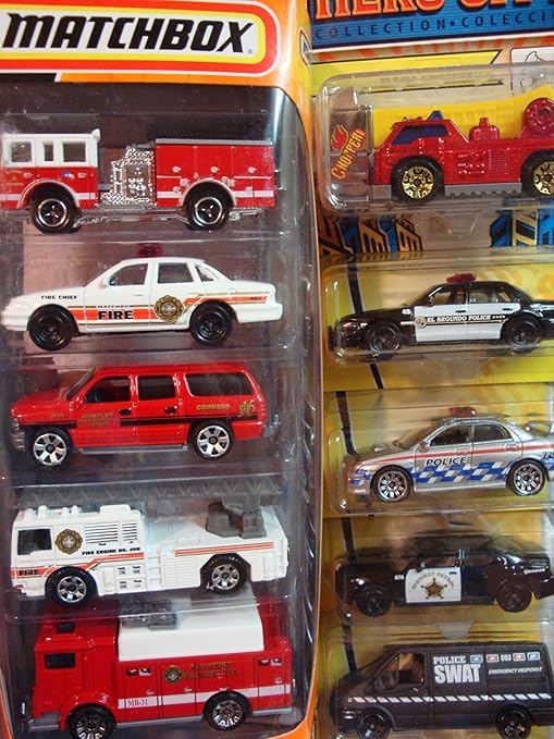Matchbox Emergency Vehicle Collection 5 Pack Fire Rescue