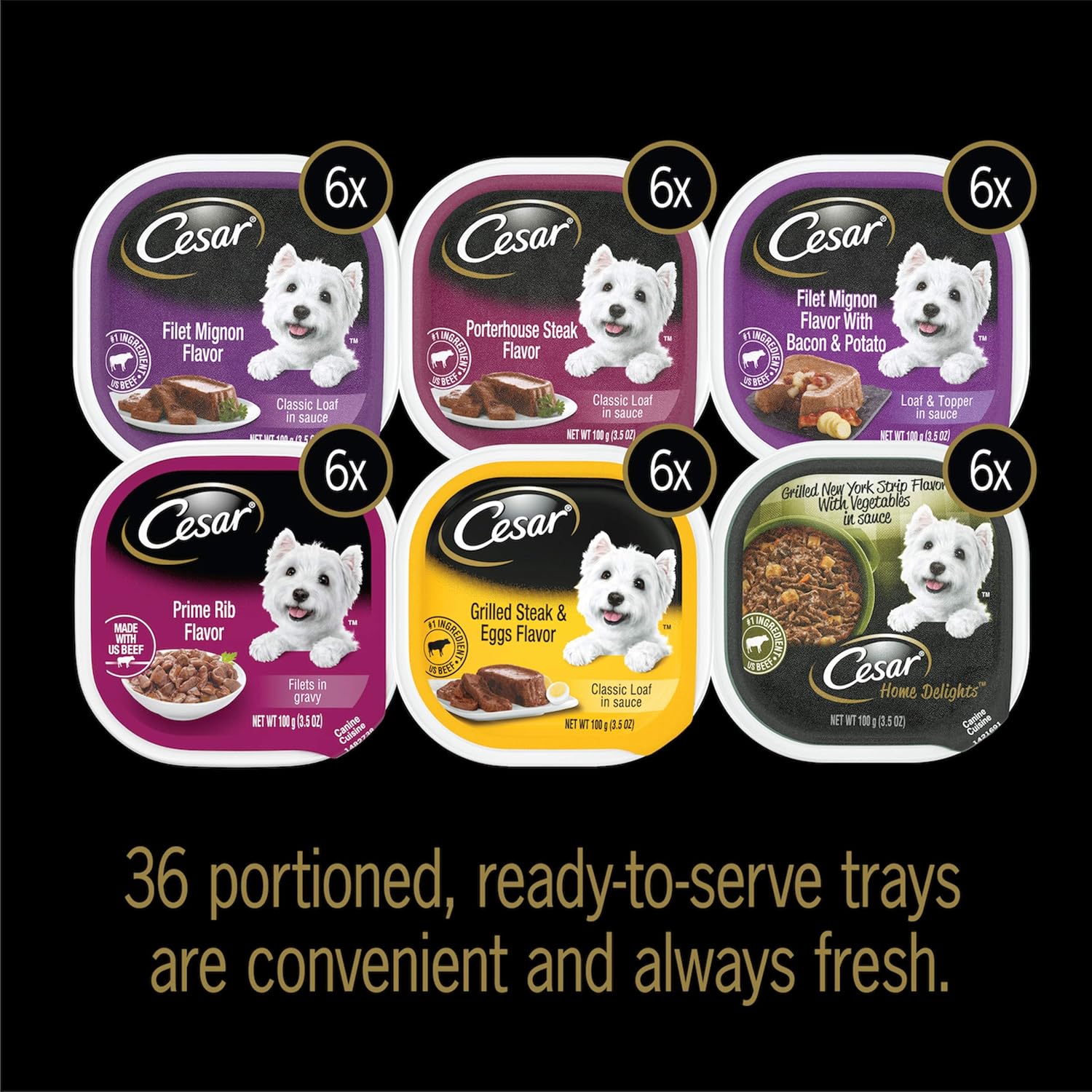 caesars classic dog food