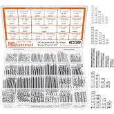 Dianrui 300PCS Compression Springs Assortment Kit 23 Different Sizes Small Spring 304 Stainless Steel Mechanical Mini Springs for DIY Repair Project