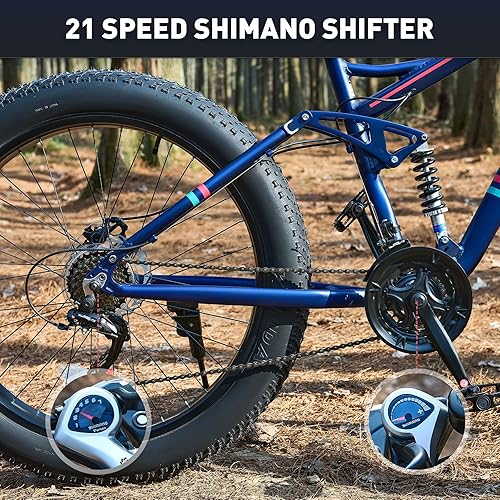 Full Suspension Mountain Amazon Mountain Bikes Mens Viribus Fat