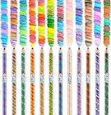 Crayola Swirl Colouring Pencils 12 Pack - Assorted Colours, Magical 4 Colour view 4
