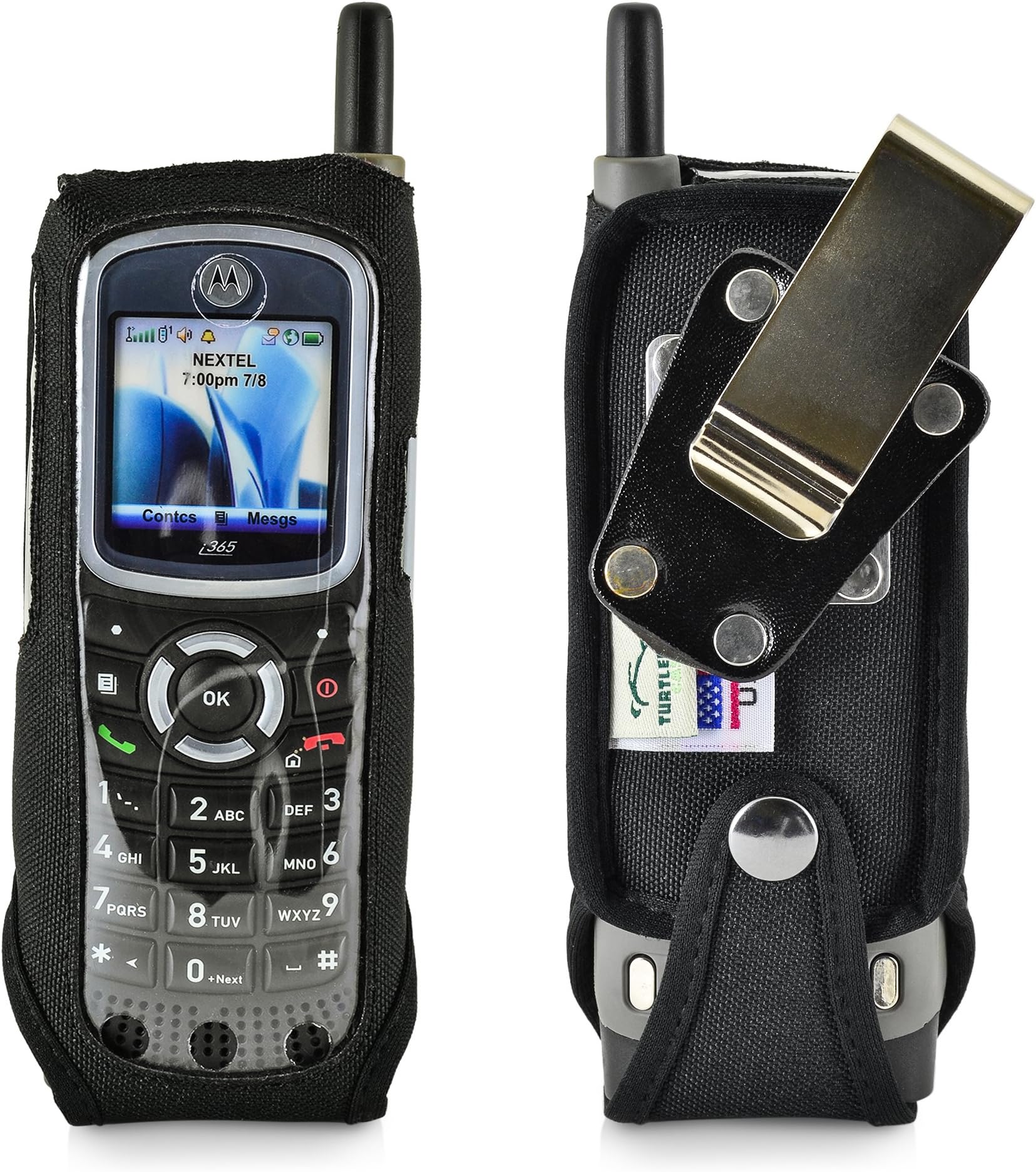 Nextel i365, Turtleback Rugged Case with Metal Clip