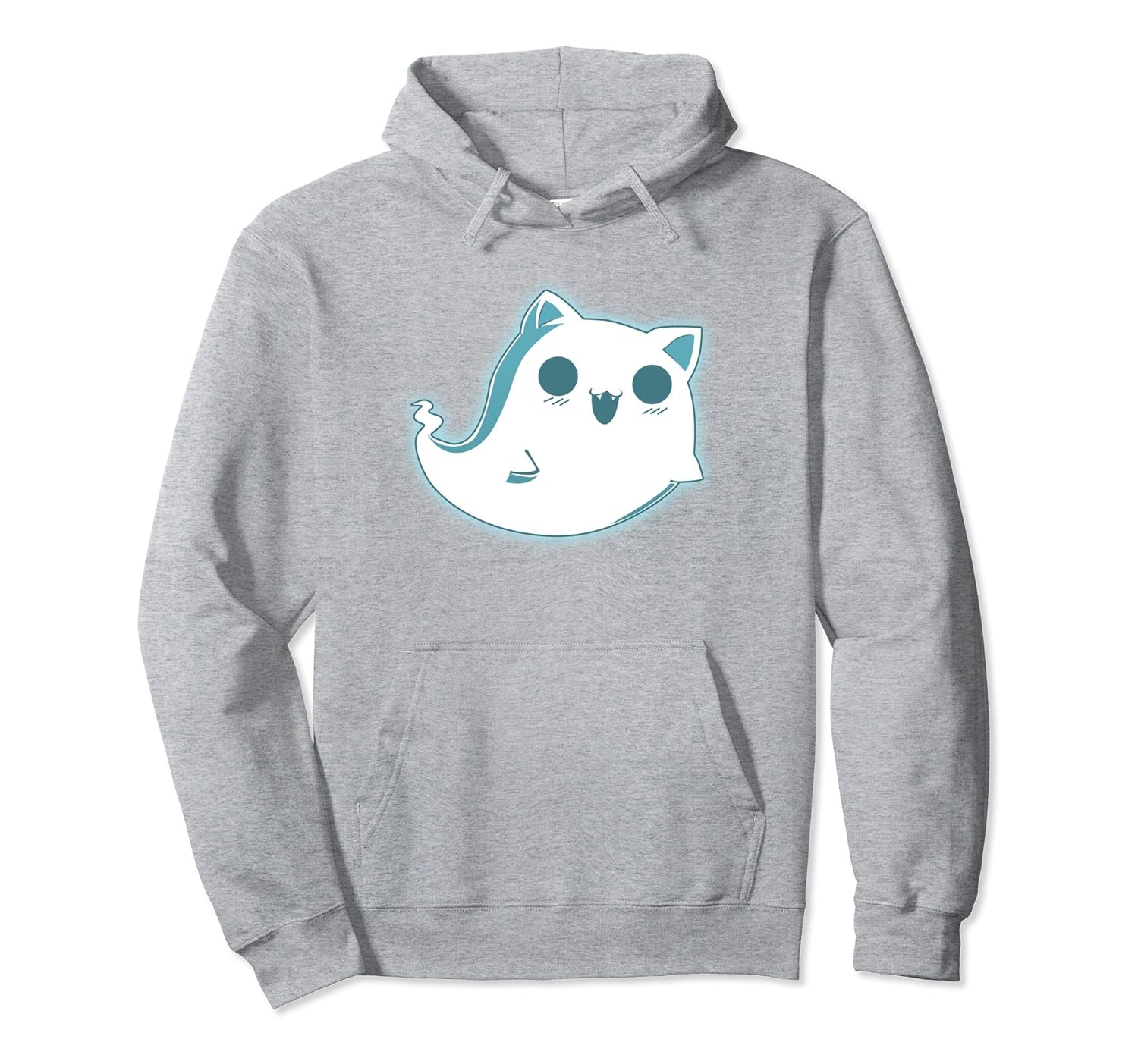 Halloween Ghost Kitty Hoodie Weird Goth Hoodies Awarplus