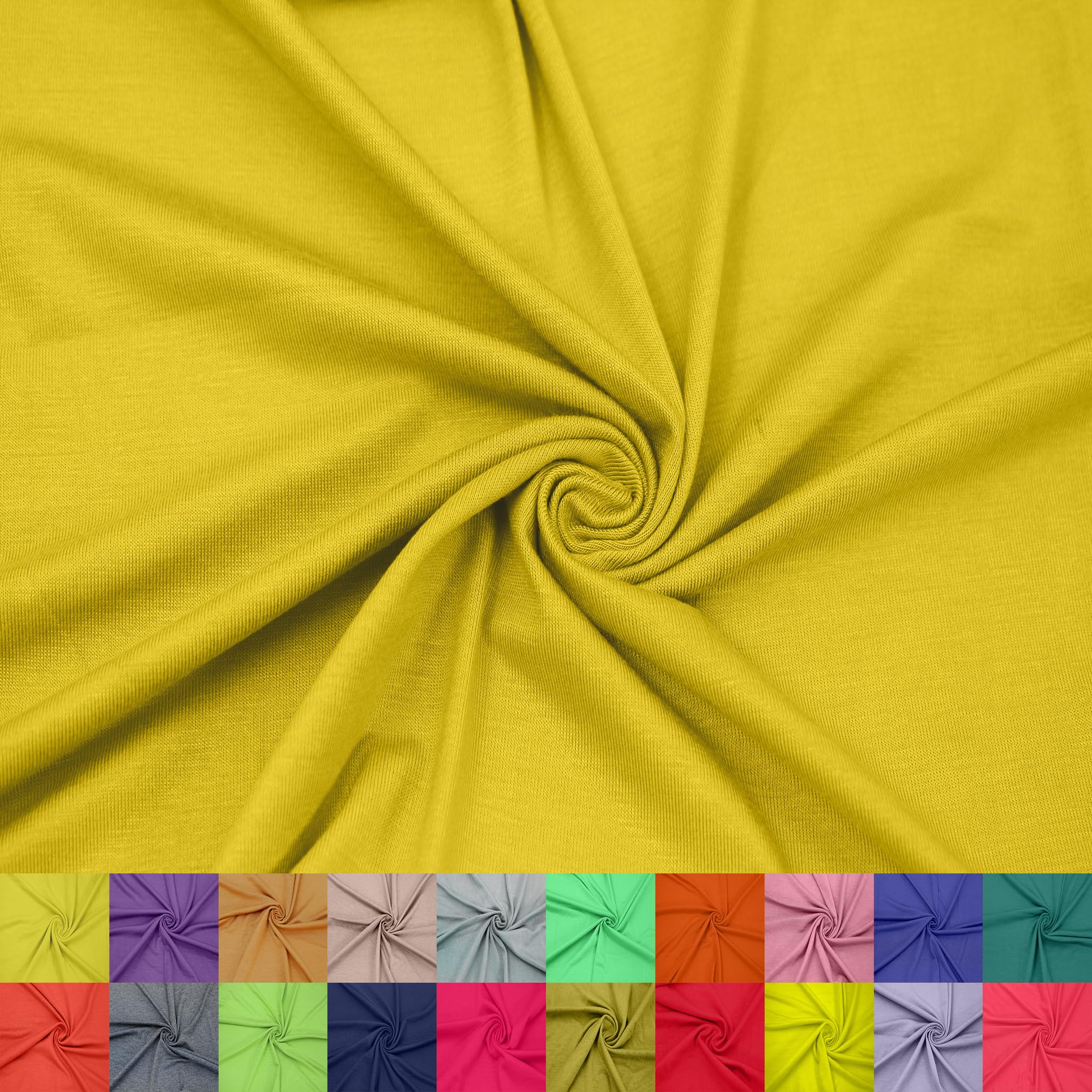 60" Wide Rayon Spandex Jersey Knit Fabric by The
