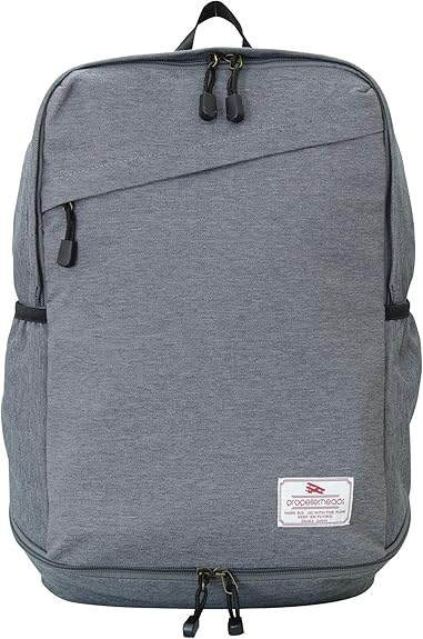 Amazon Co Jp リュック メンズ シューズポケット 軽量 撥水 機能付き 大容量 多収納 靴収納 通勤 通学 レディース 機能的 バックパック リック グレー シューズ バッグ