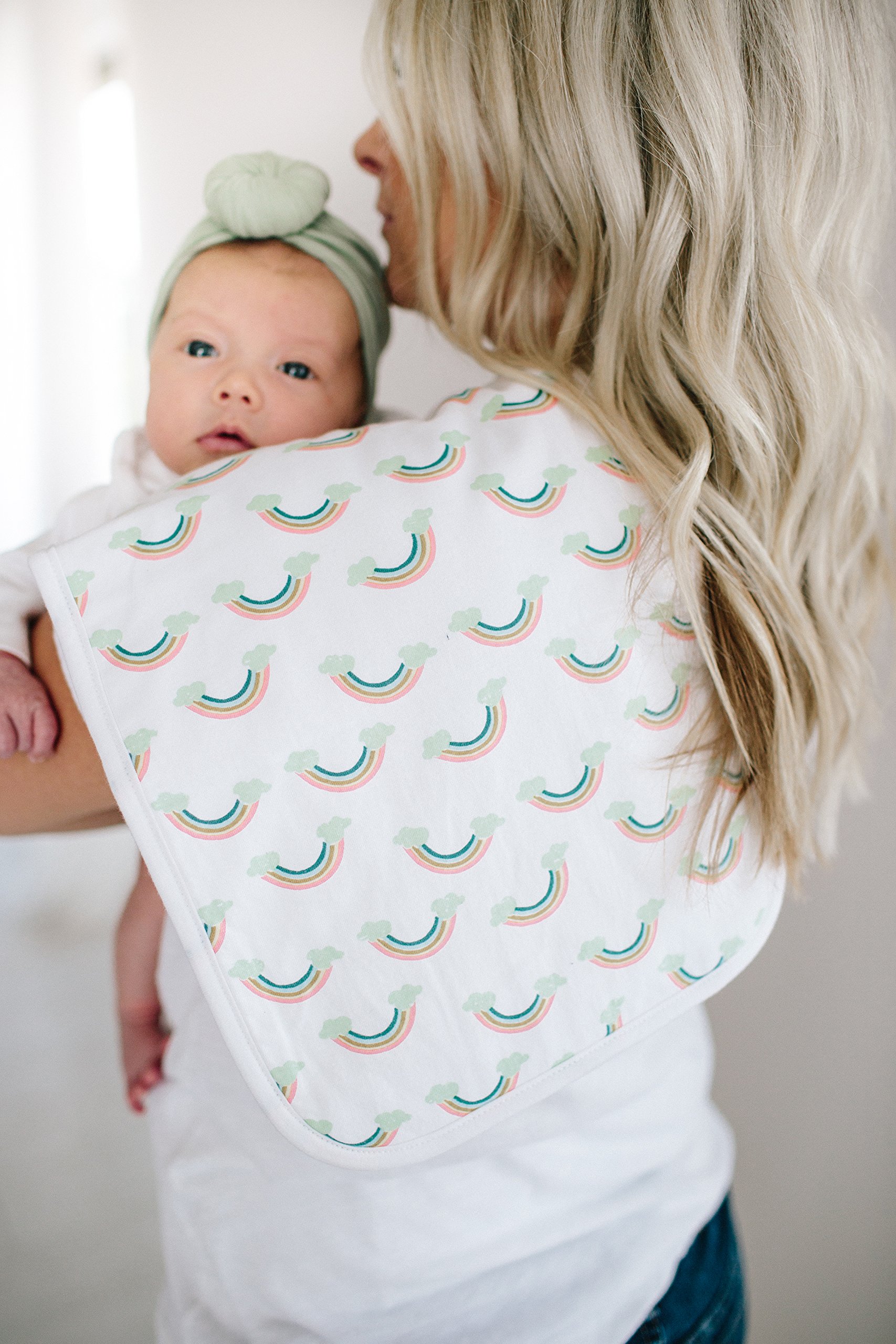 Copper Pearl Baby Burp Cloth Large 21''x10'' Size Premium Absorbent