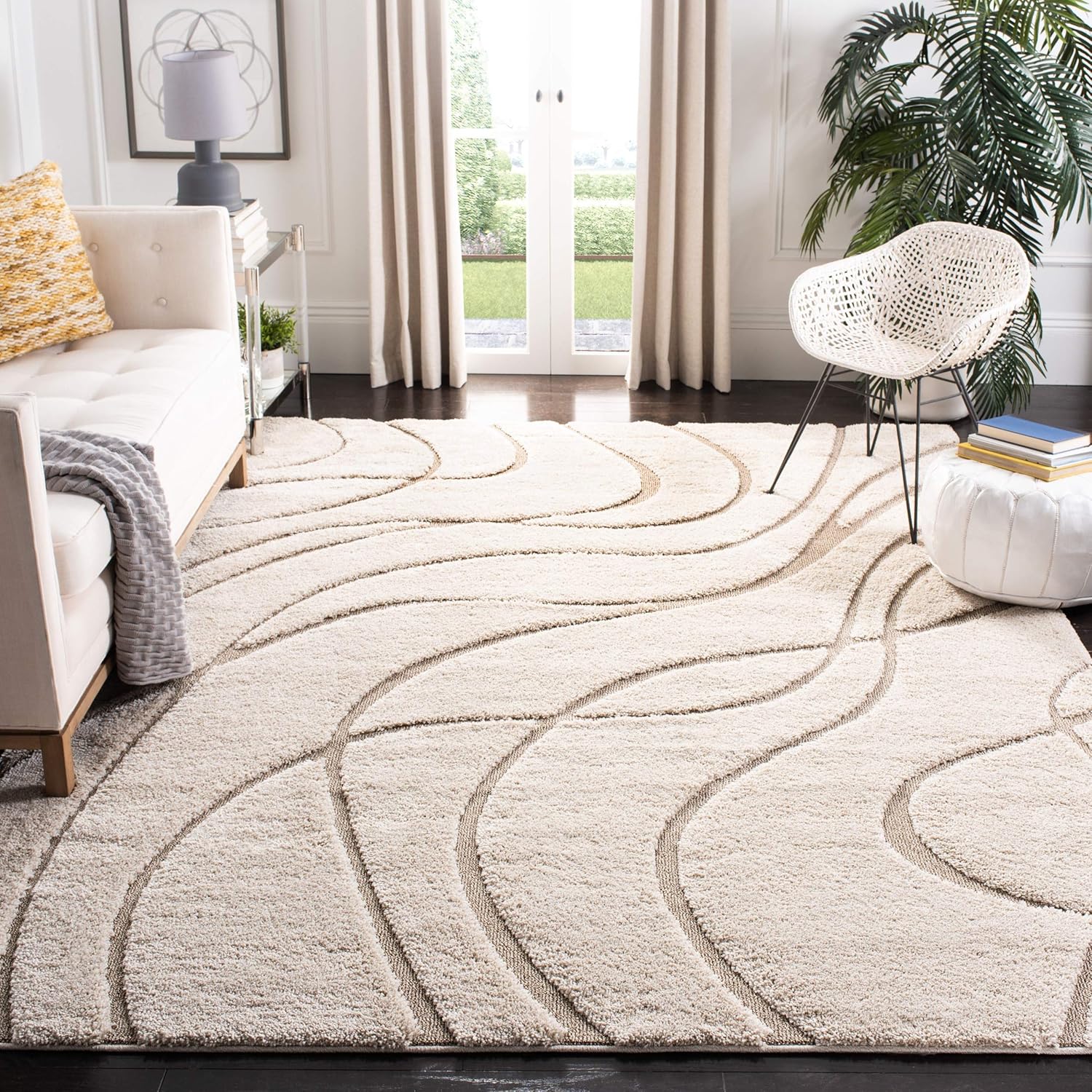 Buy Sweet Homes Sculpted Contemporary Hand Woven Highlow Rug (Off