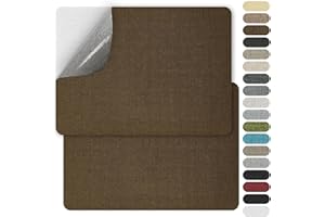 WILDREEDS 2 Pcs 8 x11 Inch Linen Repair Patches, Self-Adhesive Fabric Patch for Sofas, Couch, Furniture,Tote Bags, Car Seats 