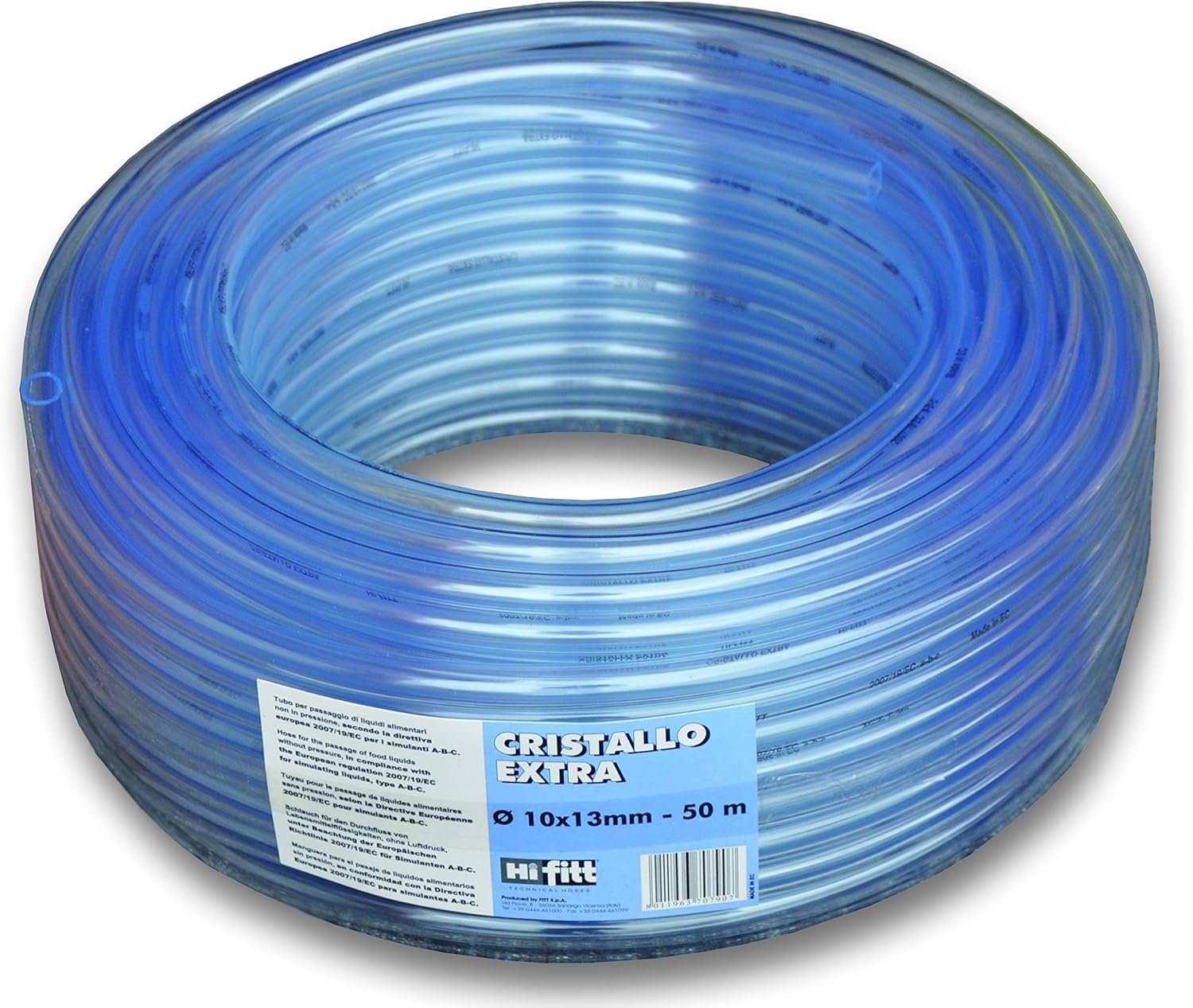 20mm ID x 24mm OD Clear Unreinforced PVC Tubing Water/Air Hose Pipe, Food Grade (2M 6.67FT