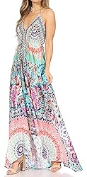 Sakkas 1817 - Lizi Womens Maxi High-Low Halter