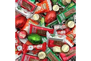 SUNNY ISLAND Christmas Candy Mix - Famous Brands’ Chocolate Candy Assortment, 3 Pound Bulk Variety Pack, Individually Wrapped - About 110 Pieces