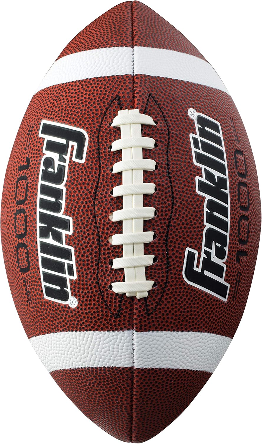 Franklin Sports Junior Size Football - Grip-Rite Youth Footballs - Extra Grip Synthetic Leather Perfect for Kids - 1 Pack Inflated - 12 Pack Deflated with Pump : Sports & Outdoors