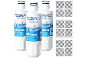 LT1000P Water Filter Replacement Fit for L-G Lt1000P/PC/PCS Compatible with L-G Models ADQ747935, ADQ74793501/02, MDJ64844601, LMXS30796S Water Filters with ADQ73334008 Air Filter, 3 Combo By AVXBYR