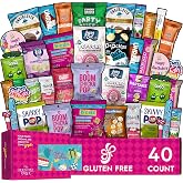 Gluten Free Palace Birthday Gift Box, Gourmet Snack Variety Pack (40 Count) | Festive treats including a greeting card &amp; party surprises for men, women &amp; college students; mostly vegan, non-GMO &amp; kosher.