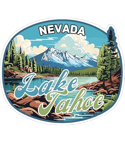 Imán Para Nevera Del Lago Tahoe, California (EE. UU.): Bonito Y