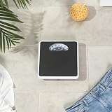 Salter Mechanical Bathroom Scale with Large Dial 133kg Capacity Black view 4