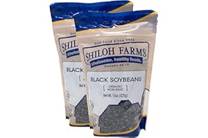 Shiloh Farms - Organic Black Soybeans 2 pack - 15 ounce each