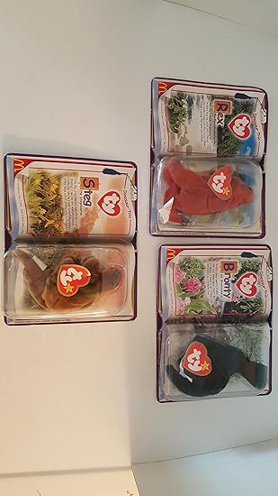 dinosaur trio beanie babies