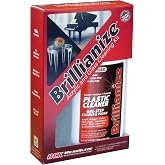 Brillianize Non-Toxic Glass &amp; Acrylic Cleaner Kit, Microsuede Cloth | Non-Toxic, Non Abrasive, Anti-Static, No Alcohol Or Ammonia, Unscented, Safe Around Children And Pets, For Acrylic Surfaces