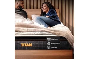 Brooklyn Bedding Titan 14.5" Elite RV King | Enhanced Cooling | Medium Firm | Memory Foam Hybrid |120-Night Trial