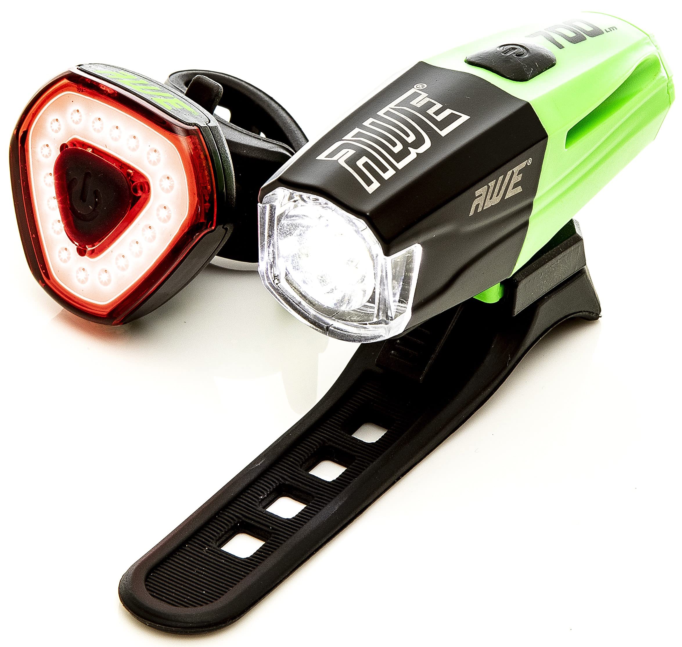 AWE FIRE 730 Lumens USB Rechargeable Light Set *SEE 360 VIDEO* CE Approved