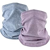 EXski Winter Neck Gaiter Warmer, Soft Fleece Face Mask Scarf for Cold Weather Skiing Cycling Outdoor Sports