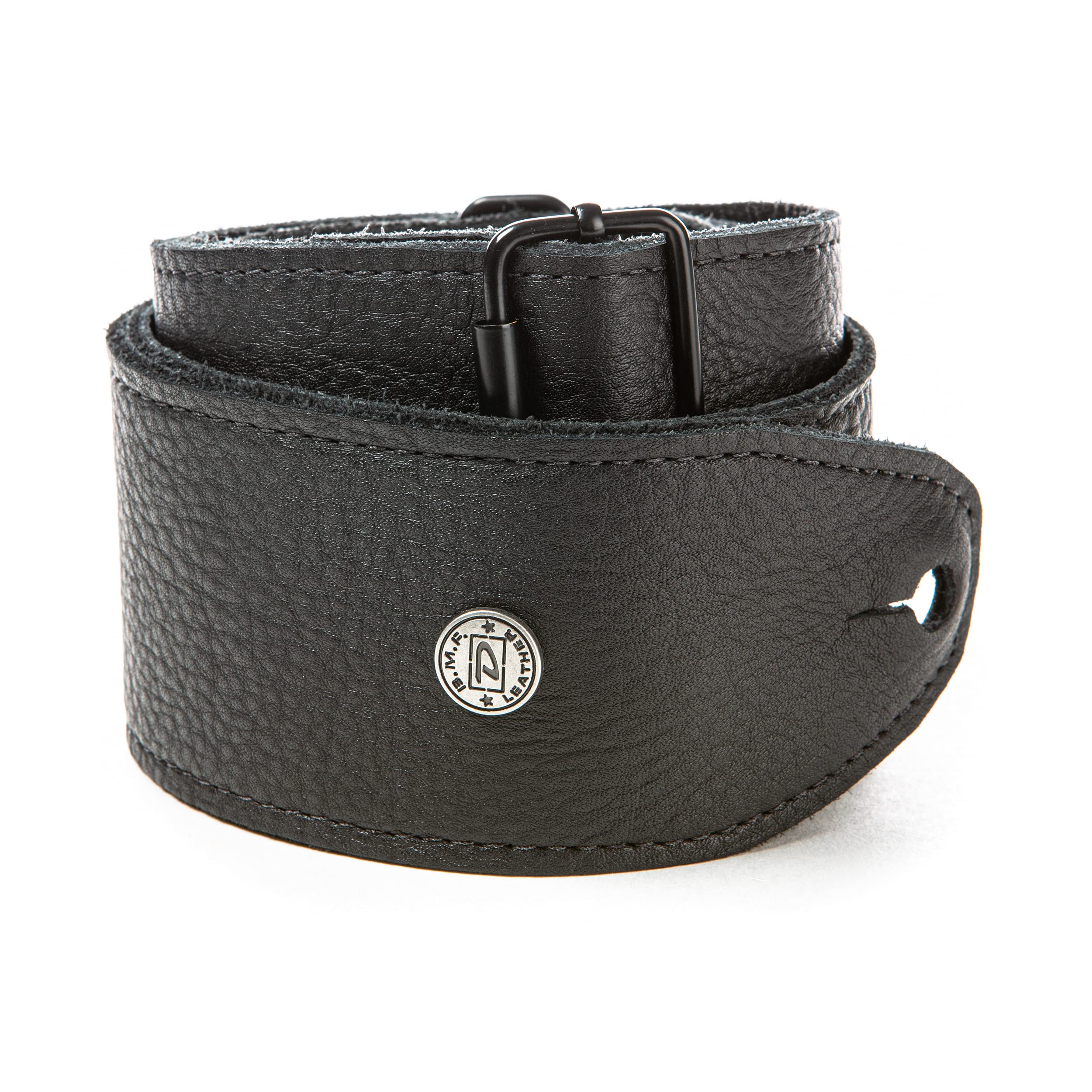 Dunlop Guitar Strap Tri-Glide Leather Black