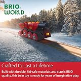 BRIO Mighty Red Locomotive Battery Powered Toy Train 3+ view 9