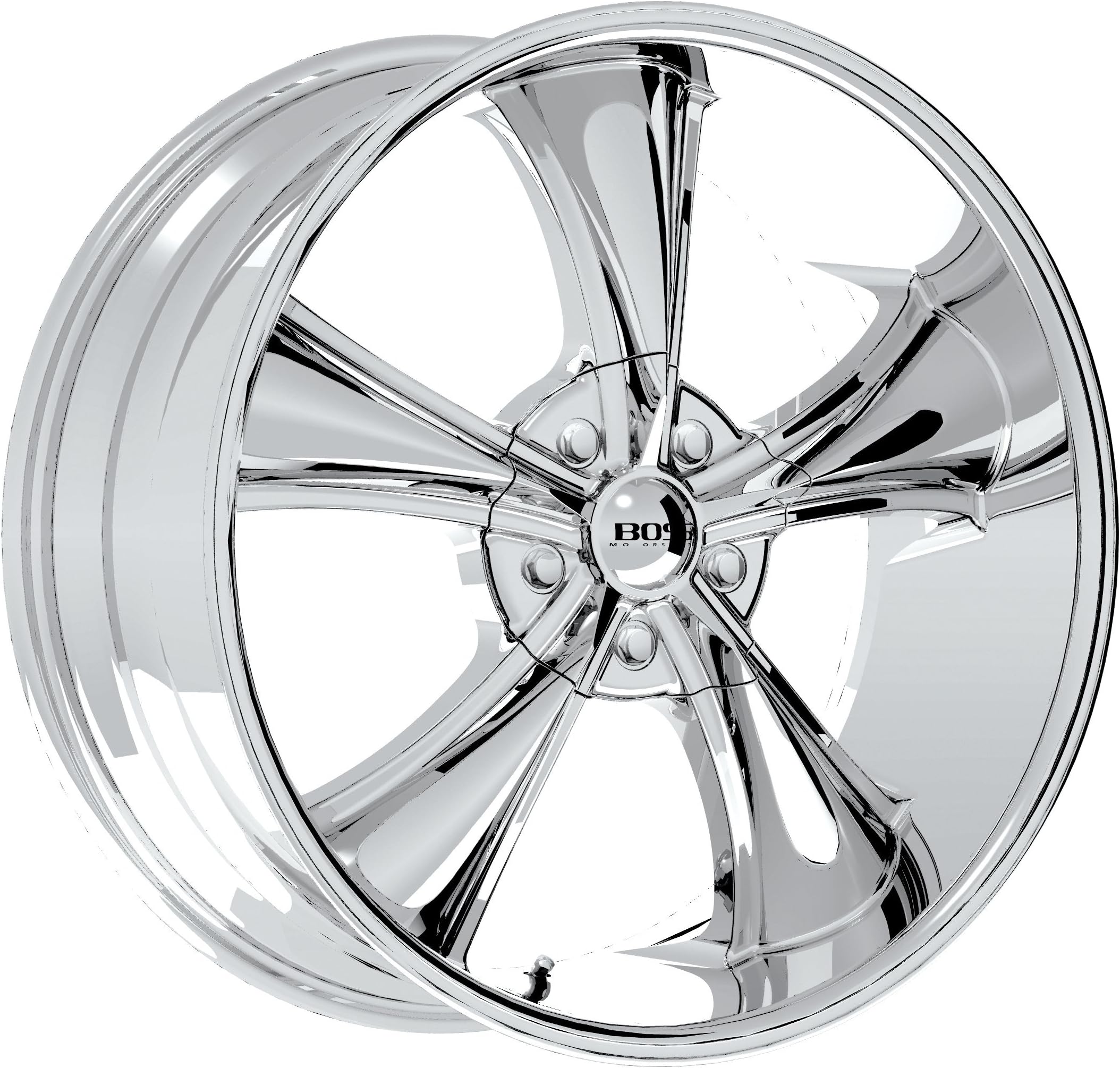 Boss Motorsports Series 348 Wheel with Chrome Finish (22x9.5"/6x135mm)